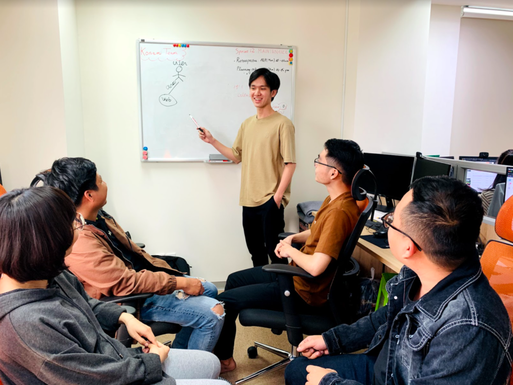 hình ảnh lúc training