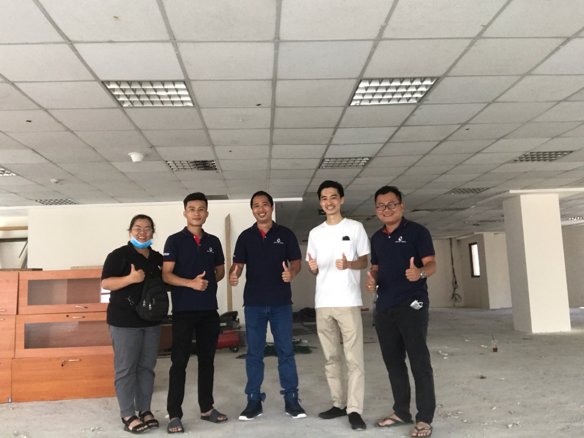 Anh Huy và những người đầu tiên tham gia vào công ty MarketEnterprise Việt Nam