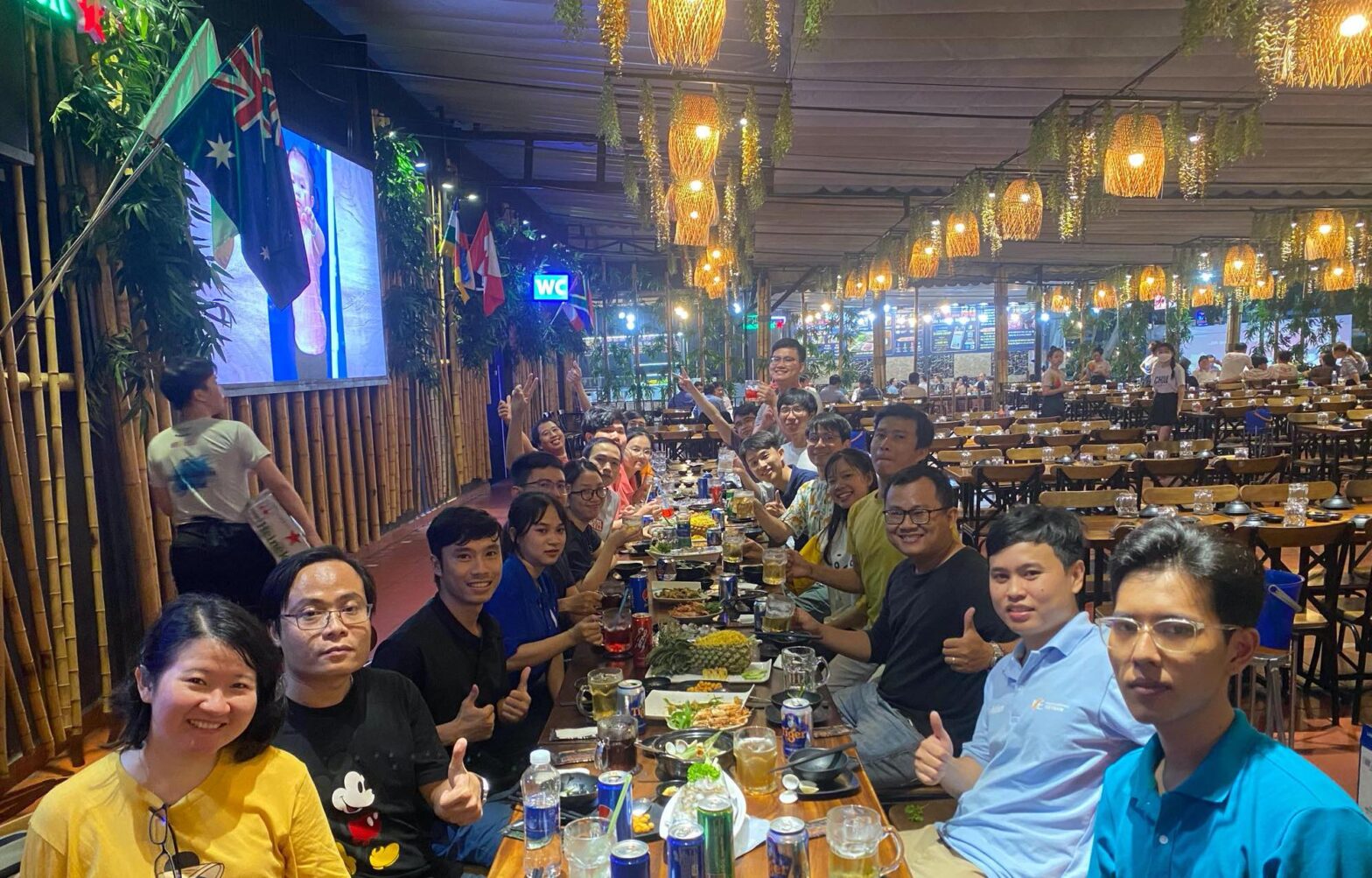 Tiệc chào đón 4 thành viên mới gia nhập vào MEVN tháng 8/2022
