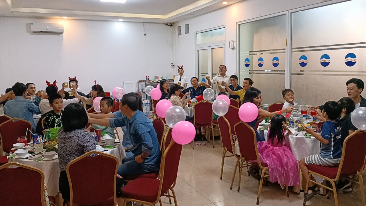 Merry Christmas party and happy family day