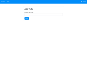 6. Add ToDo
