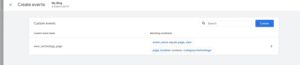18. Create events Google Analytics