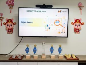 Huy chương để vinh danh kickoff Experiment
