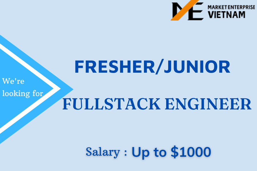 Tuyển 1 Fresher / Junior Fullstack Engineer tại TP. Hồ Chí Minh