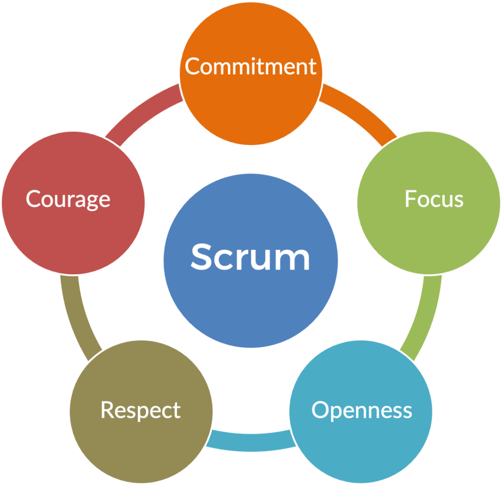 5 giá trị từ scrum