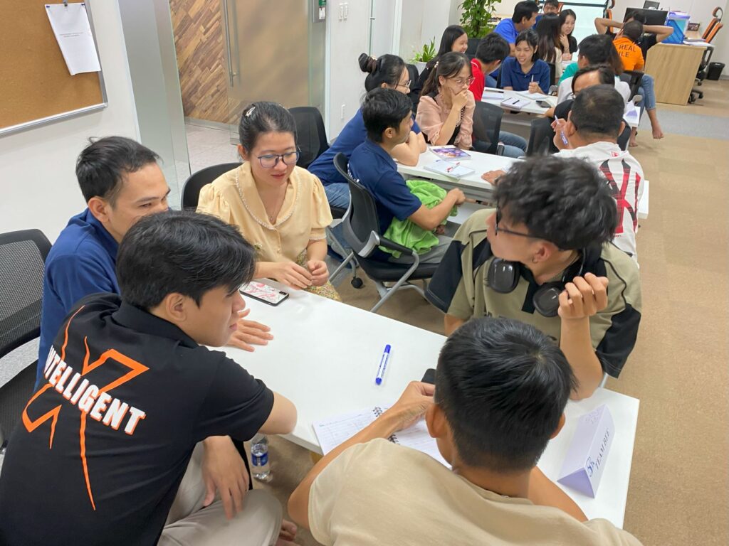 Các Team - Workshop về Logical thinking của Mr Imamura ngày 4/10/2024